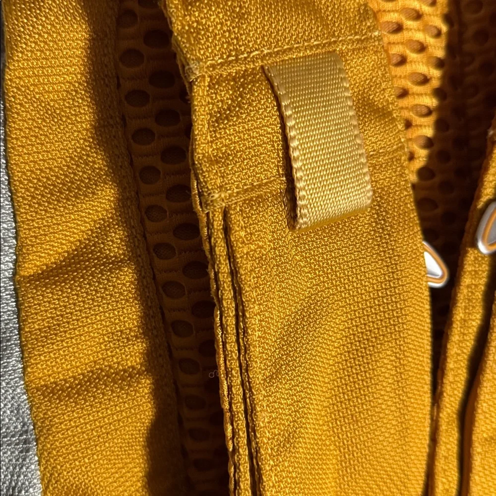 Tumi Ducati Backpack mustard pre owned AS IS